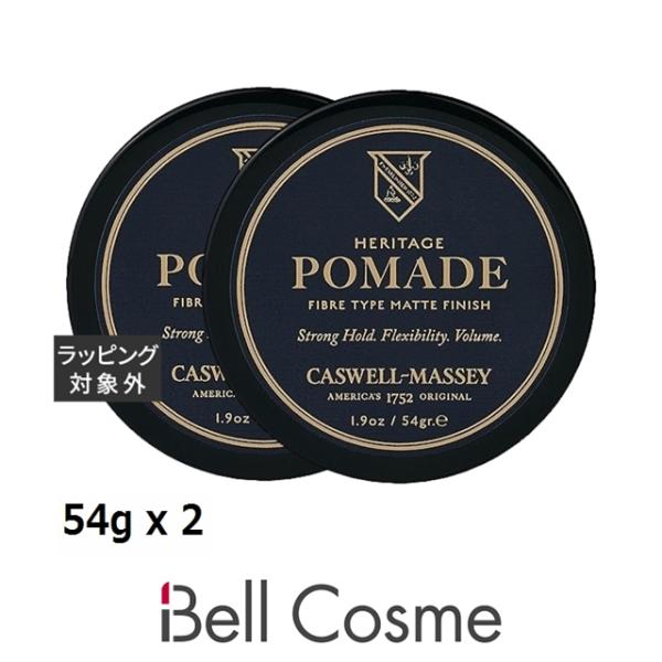 【並行輸入品】キャスウェル マッセイ ヘリテージ ポマード マットファイバー お得な2個セッ...