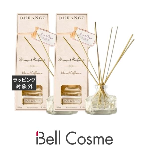 【並行輸入品】デュランス フレグランスブーケ フィグミルク 100ml x 2 (ルームディフューザ...