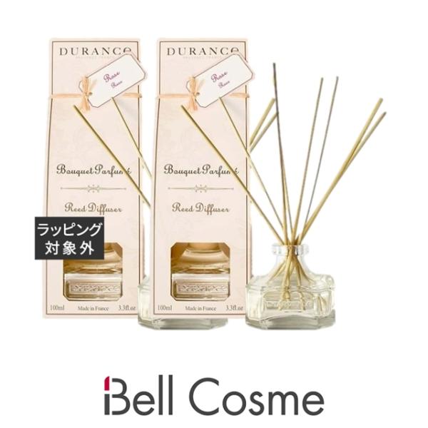 【並行輸入品】デュランス フレグランスブーケ ローズ 100ml x 2 (ルームディフューザー)