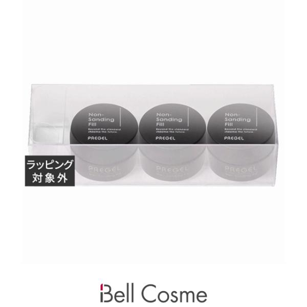 プリジェル ノンサンディングフィル  4g×3個セット (ネイル用品)