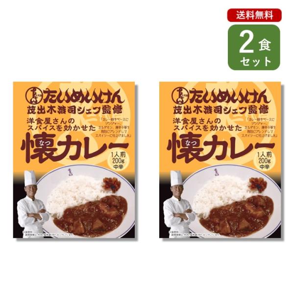 ご当地カレー 2個 セット （ 三代目たいめいけん 茂出木シェフ 監修 懐カレー ） 東京 名店 簡...