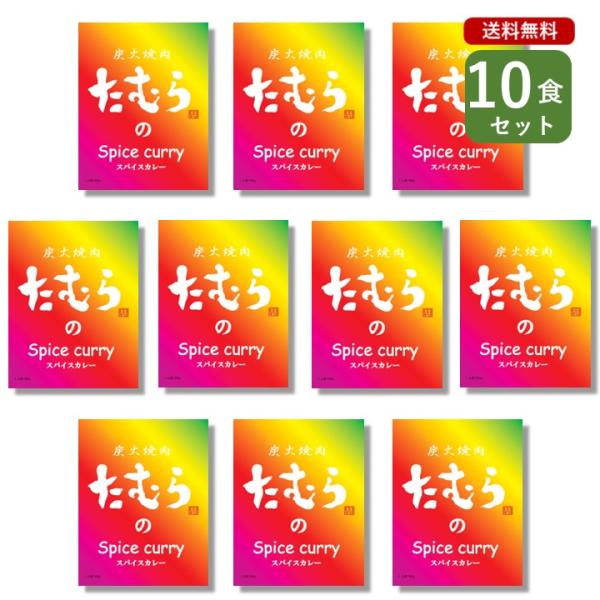 ご当地カレー 10個 セット （ 焼肉たむら スパイスカレー ）  大阪 名店 簡単調理 長期保存 ...