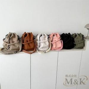 ショルダーバッグ ハンドバッグ 2way レディース カジュアル バケツ型 おしゃれ M＆K（株） かわいい 斜めがけ マチ広 手提げ 軽量