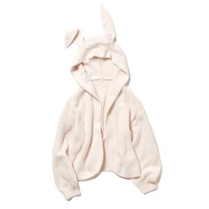 ジェラートピケ カーディガン BUNNY バニー モコモコ ピンク