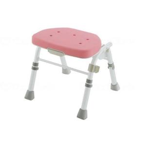 介護用 風呂椅子 介護用品 お風呂 介護椅子 折りたたみシャワーチェアM型背なし ピンク
