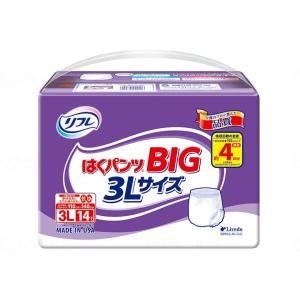 大人用紙おむつ 紙パンツ 介護 はくパンツBIG ケース 3L 14枚入×6袋