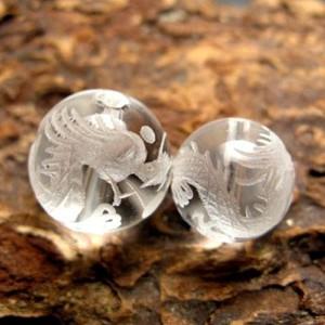 水晶の12mm「四神水晶（青龍）」