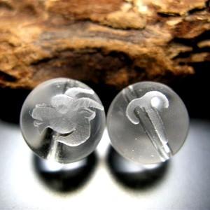 水晶12mm「十二星座（牡羊座 ）」