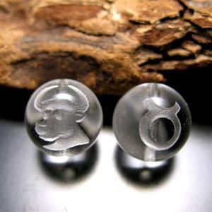 水晶12mm「十二星座（牡牛座）」