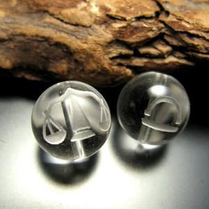 水晶12mm「十二星座（天秤座）」