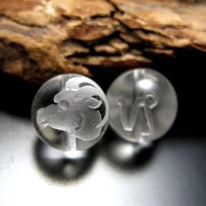 水晶12mm「十二星座（山羊座）」