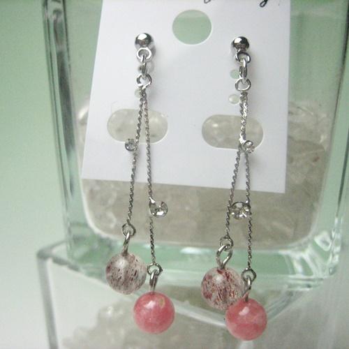 インカローズのピアス