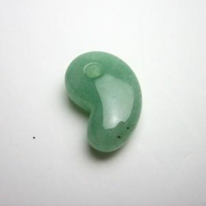 天然石勾玉、グリーンアベンチュリン小