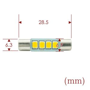 バニティランプ T6.3×28mm LED 電...の詳細画像2