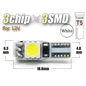 T5 LED 9連( 3チップ×3連SMD) ...の詳細画像1