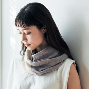 スヌード タオル 麻混 タオルスヌード ガーゼ 日本製