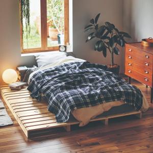 ベッド 組み換え パレット風 ナチュラル 8枚セット 簡単組み換え お洒落 寝室 カスタマイズ 組み合わせ コンパクト