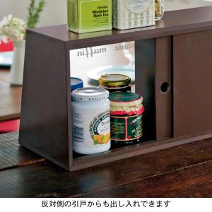 ブレッドケース ショーケース風 収納 キッチン...の詳細画像3