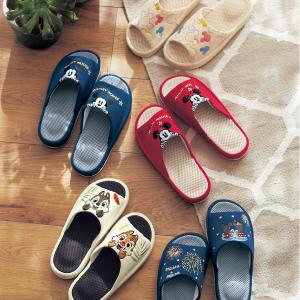 スリッパ 洗える 室内履き ルームシューズ 屋内 つま先なし コンフォート コンフォートスリッパ クッション メッシュ 夏 夏用 室内 Disney ディズニー