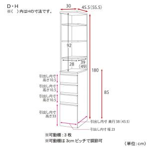 ランドリーラック ランドリーチェスト 隙間収納...の詳細画像1