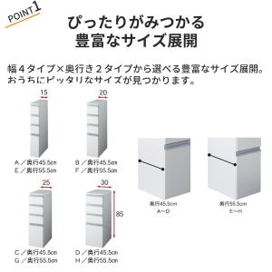 ランドリーラック ランドリーチェスト 隙間収納...の詳細画像4