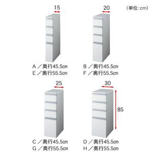 ランドリーラック ランドリーチェスト 隙間収納...の詳細画像3