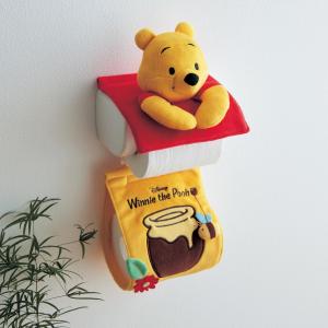 トイレットペーパーホルダーカバー カバー ペーパーホルダーカバー ファブリック トイレ用品 Disney ディズニー キャラクター マスコット付き おしゃれ 新生活｜bellemaison