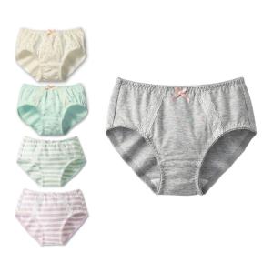 女児ショーツ キッズ 下着 パンツ アンダーウェア 子供 子供服 女の子 ガールズ 女児 綿素材 リボン ワンポイント 通年 オールシーズン シンプル 通学 おしゃれ