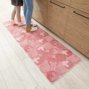 キッチンマット 60×120 45×180 キッチン マット 洗える 滑り止め 抗菌 防臭 日本製 ディスニー ミッキー キャラクター おしゃれ 台所マット 台所