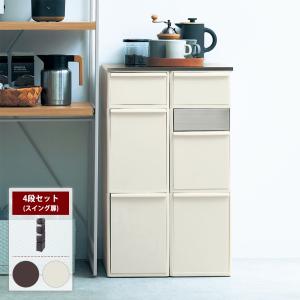 ベルメゾン（BELLE MAISON） 分別ダストボックス 高さが揃う 縦型 日本