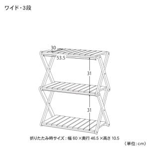 ラック 折りたたみラック ミニラック 収納 収...の詳細画像2