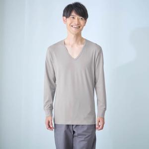 インナー メンズ あったかインナー 長袖 Vネ...の詳細画像1