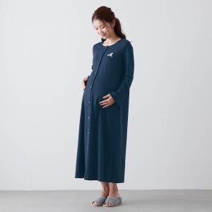 マタニティ パジャマ ワンピース 授乳パジャマ...の詳細画像1