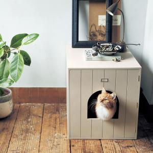 猫トイレカバー 猫トイレ収納 ペットトイレカバ...の詳細画像3