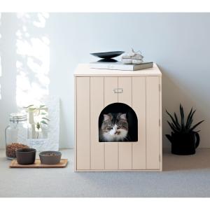 猫トイレカバー 猫トイレ収納 ペットトイレカバ...の詳細画像5
