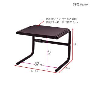 ラック 伸縮式 トースターラック キッチン収納...の詳細画像1