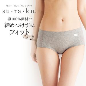 ショーツ レディース パンツ パンティ 下着 レディースショーツ アンダーウェア レディースパンツ レギュラー 綿素材 敏感肌 スラク シンプル おしゃれ