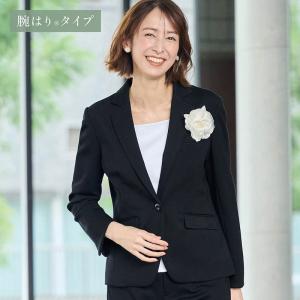 ジャケット レディース 卒業式 入学式 母 ママ 服装 テーラードジャケット フォーマル セレモニー 洗える ポンチカットソー 通勤 オフィス シンプル おしゃれ｜ベルメゾン Yahoo!ショッピング店