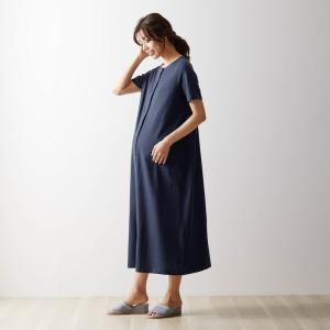 マタニティ パジャマ 授乳パジャマ ワンピース...の詳細画像2