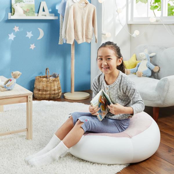 使い方自在！なめらか生地のビーズクッション