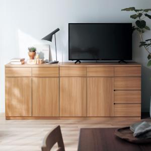 ベルメゾン（BELLE MAISON） キャビネット 棚 引き出し 耐震ラッチ付き