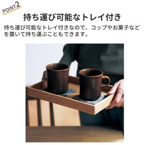 ラック サイドラック サイドテーブル 天然木 ...の詳細画像4