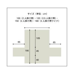 ソファーカバー ソファカバー 3人掛け用ワイド...の詳細画像2