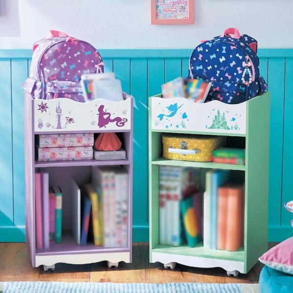 ランドセルラック ラック ランドセル収納 収納ラック Disney ディズニー 学習ワゴン アリエル...
