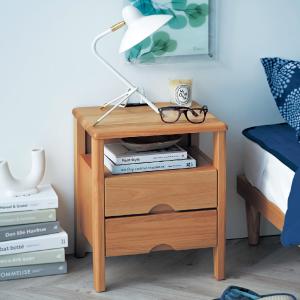 イケア（IKEA） 引出し付きサイドテーブル 46x35cm ベッドサイド