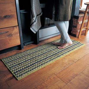 キッチンマット 洗える 45×150 ラグマッ...の詳細画像5