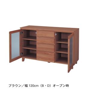 キャビネット リビングボード サイドボード 木...の詳細画像1