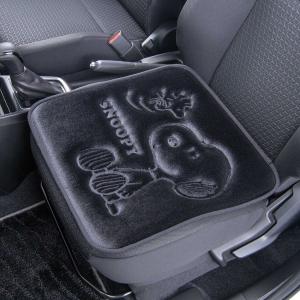 SNOOPY（スヌーピー） カーシート クッション ダブル 車用 プレス 1枚