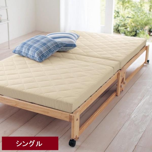 マットレス マット ベッドマット 敷物 ファブリック すのこベッド専用 寝具 高通気 日本製 ベッド...
