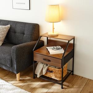 イケア（IKEA） 引出し付きサイドテーブル 46x35cm ベッドサイド